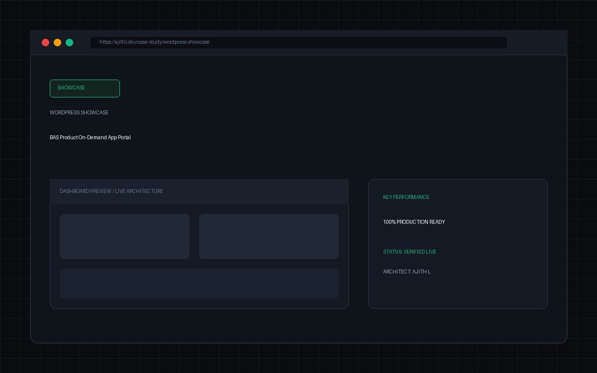 BAS Product – On-Demand Service App Promotional Website